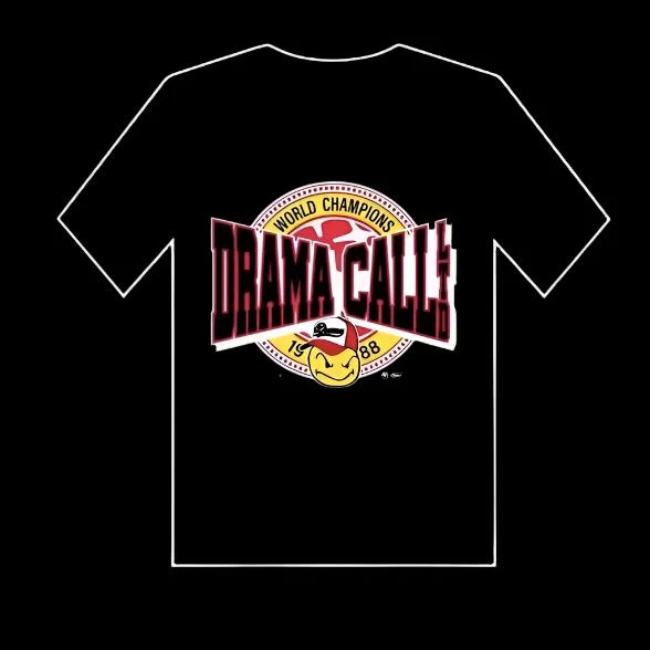 WORLD CHAMPIONS TEE Black Drama Call