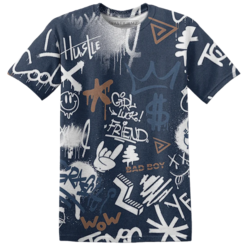 NastyJamz AM 1 86 Jackie RBS T-Shirt Match Graffiti King Doodle Style All-Over Print