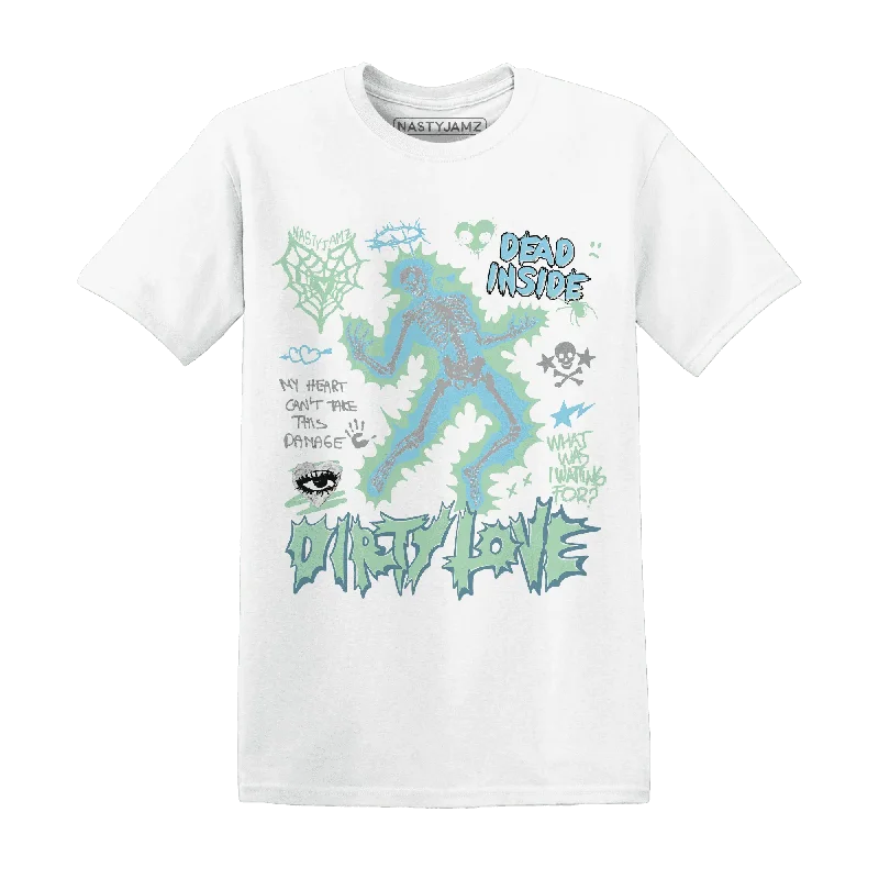 Dunk Verdy Visty Blue Gaze Light Arctic T-Shirt Match Dirty Love Skull