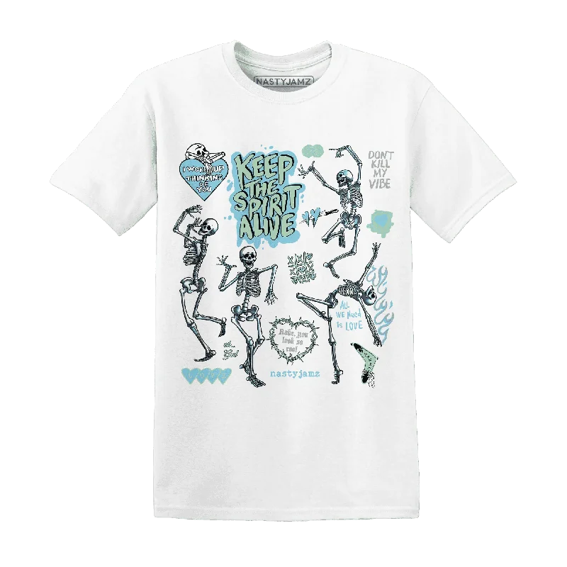 Dunk Verdy Visty Blue Gaze Light Arctic T-Shirt Match Keep The Spirit Alive