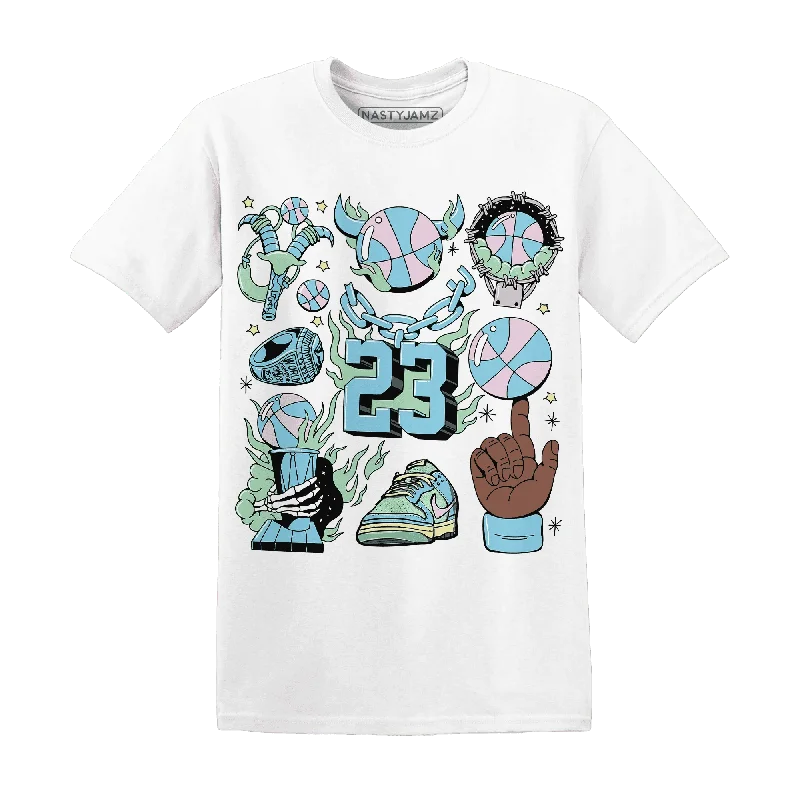 Dunk Verdy Visty NastyJamz T-Shirt Match Neclaces Number 23