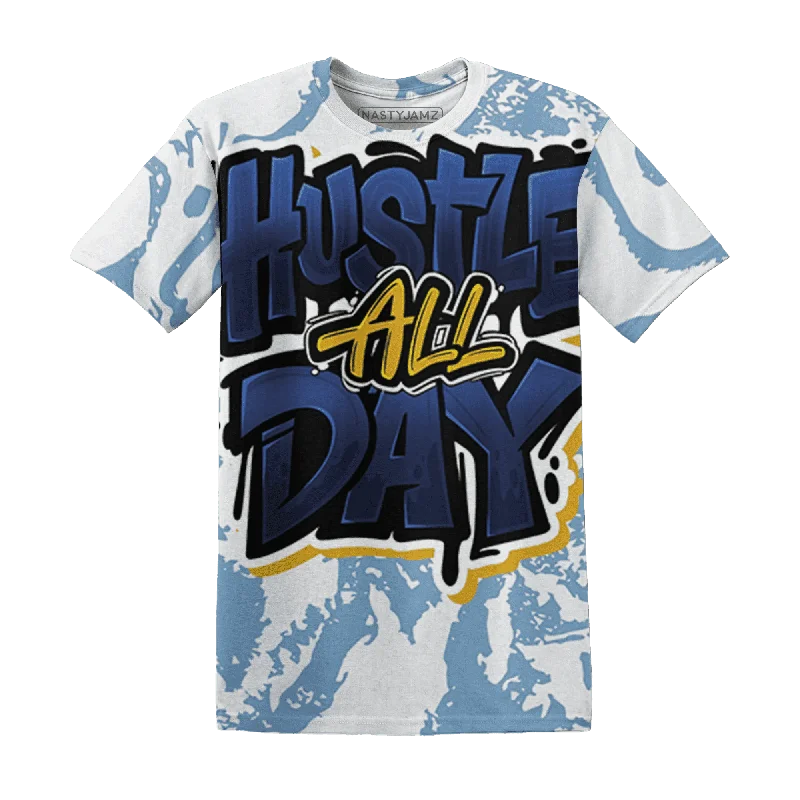 NastyJamz First In Flight 1s T-Shirt Match Hustle All Day All-Over Print