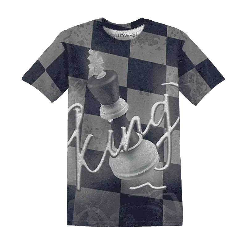 NastyJamz Low Diffused Blue 11s T-Shirt Match Black King All-Over Print