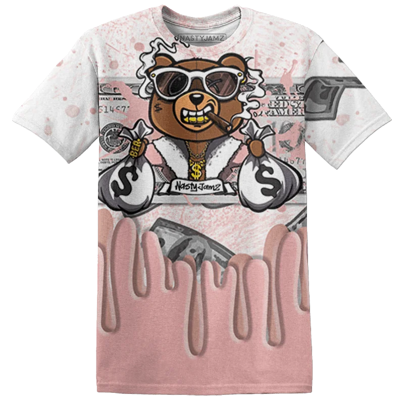 NastyJamz Low Legend Pink 11s T-Shirt Match BER Dollar All-Over Print