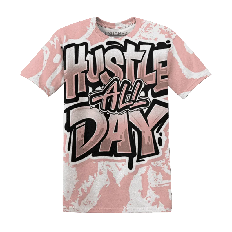 NastyJamz Low Legend Pink 11s T-Shirt Match Hustle All Day All-Over Print