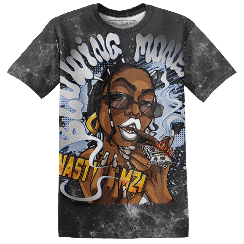 NastyJamz Low Space Jamz 11s T-Shirt Match Blowing Money Fast Girl All-Over Print