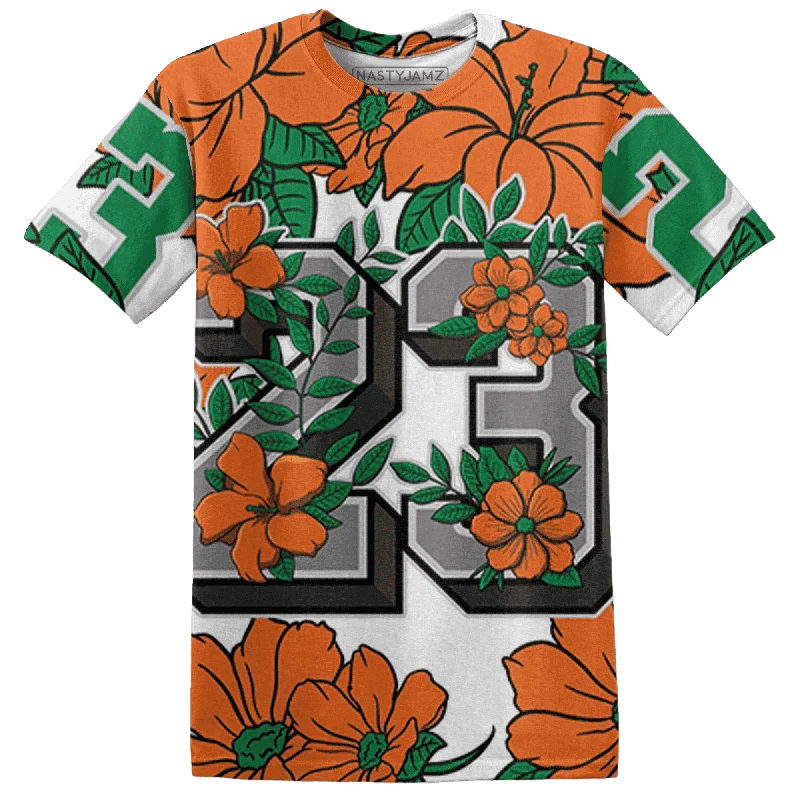 NastyJamz MAM Hurricanes 5s T-Shirt Match 23 Floral Flower All-Over Print