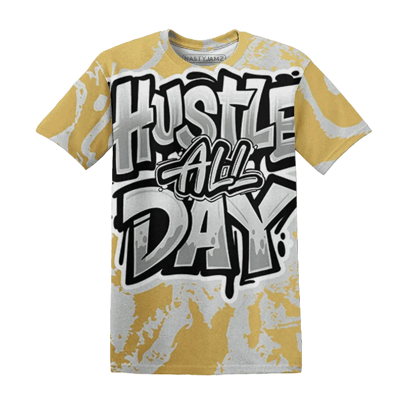 NastyJamz Paris Cement Olympics 6s T-Shirt Match Hustle All Day All-Over Print