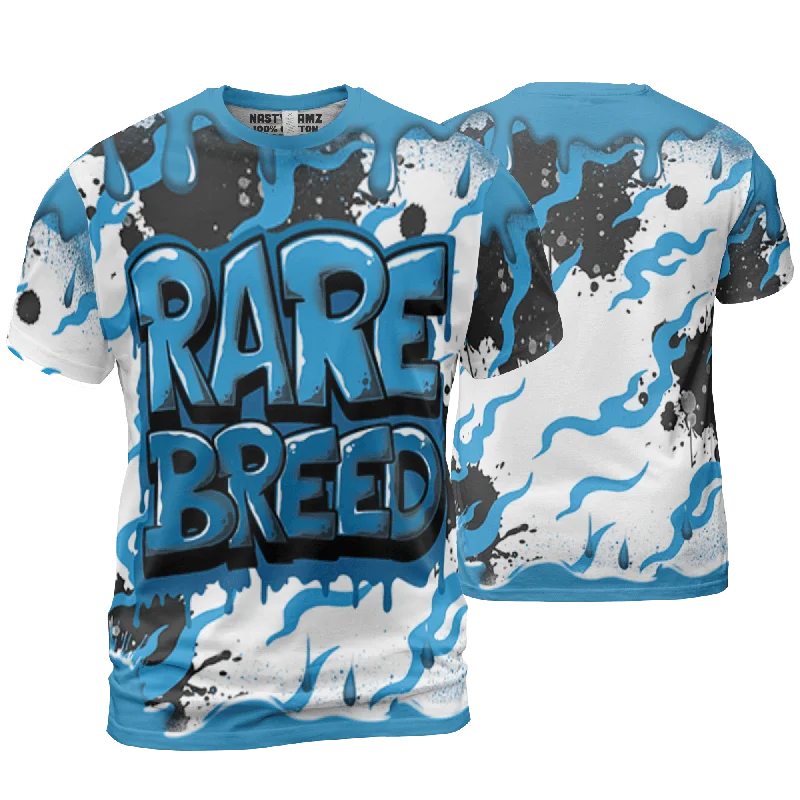 NastyJamz Powder Blue 9s T-Shirt Match Rare Breed Drippin All-Over Print