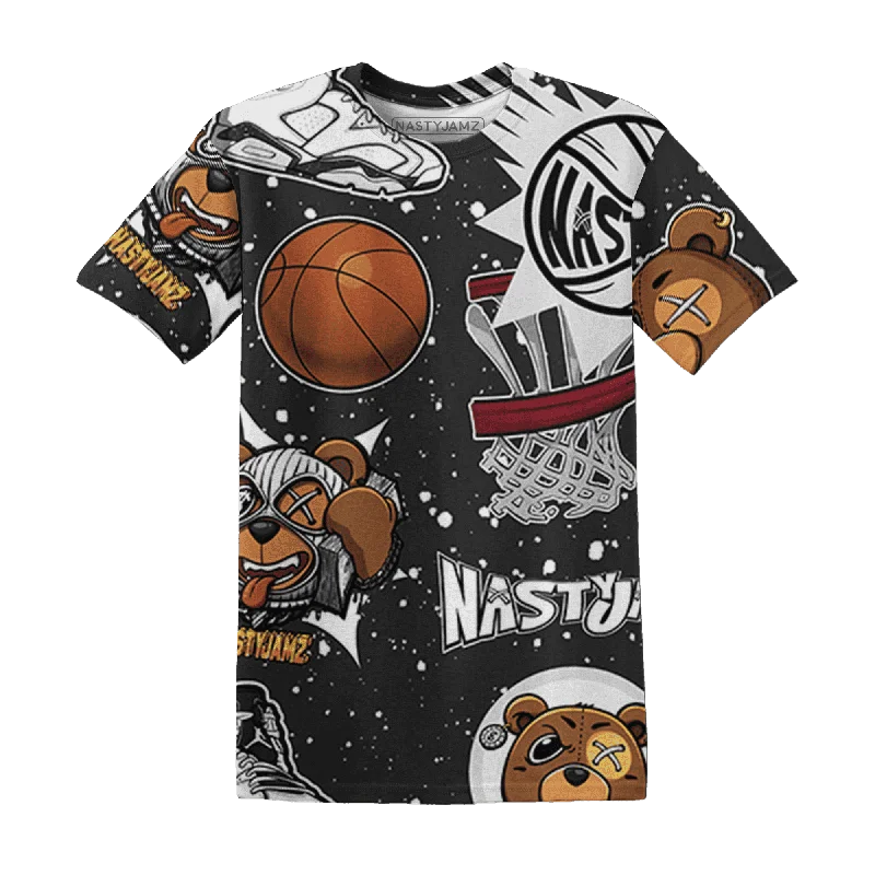 NastyJamz Reverse Oreo 6s T-Shirt Match BER Icon Wallpapers All-Over Print