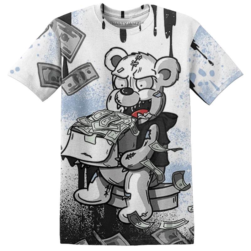 NastyJamz Reverse Oreo 6s T-Shirt Match Cash Money Splash Paint All-Over Print