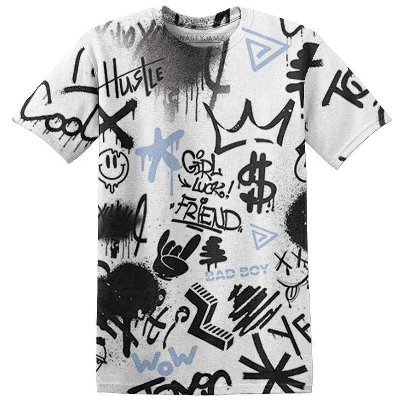 NastyJamz Reverse Oreo 6s T-Shirt Match Graffiti King Doodle Style All-Over Print