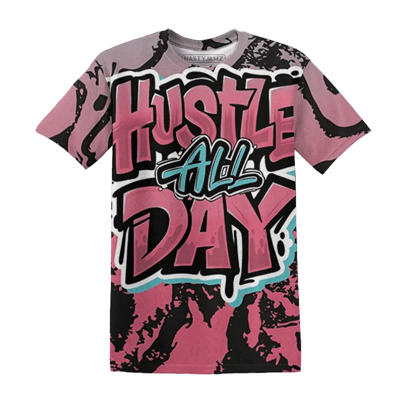 NastyJamz VaporMax Plus South Beach T-Shirt Match Hustle All Day All-Over Print