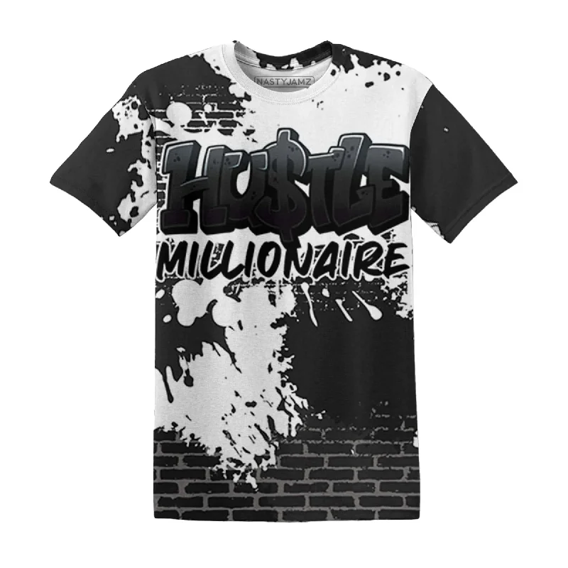 NastyJamz White Thunder 4s T-Shirt Match Hustle Millionaire All-Over Print