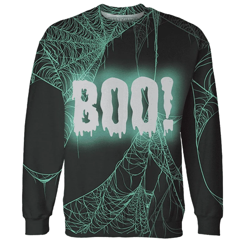 Green Glow 3s NastyJamz Sweatshirt Match Boo All-Over Print